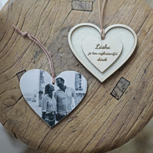 Voňavý medailonek s taxtem a vlastní fotografii