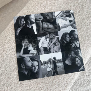 Fotoobraz koláž z 9 fotek - fotka na dřevo