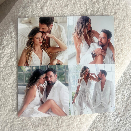 Fotoobraz koláž ze 4 fotek - fotka na dřevo