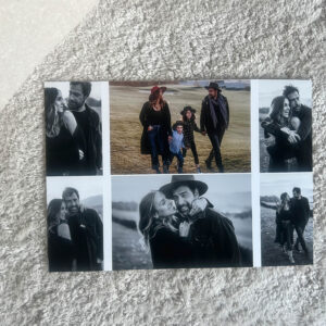 Fotoobraz koláž z  6 fotek - fotka na dřevo