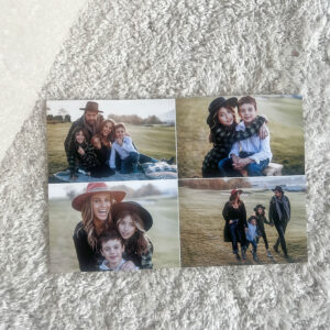 Fotoobraz koláž z  4 fotek - fotka na dřevo