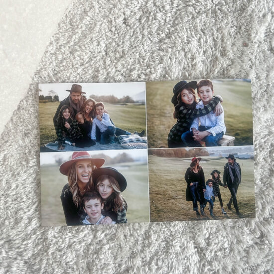 Fotoobraz koláž z  4 fotek - fotka na dřevo